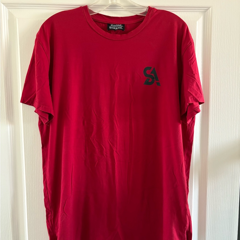 Red Men's Strapt Apparel T-Shirt